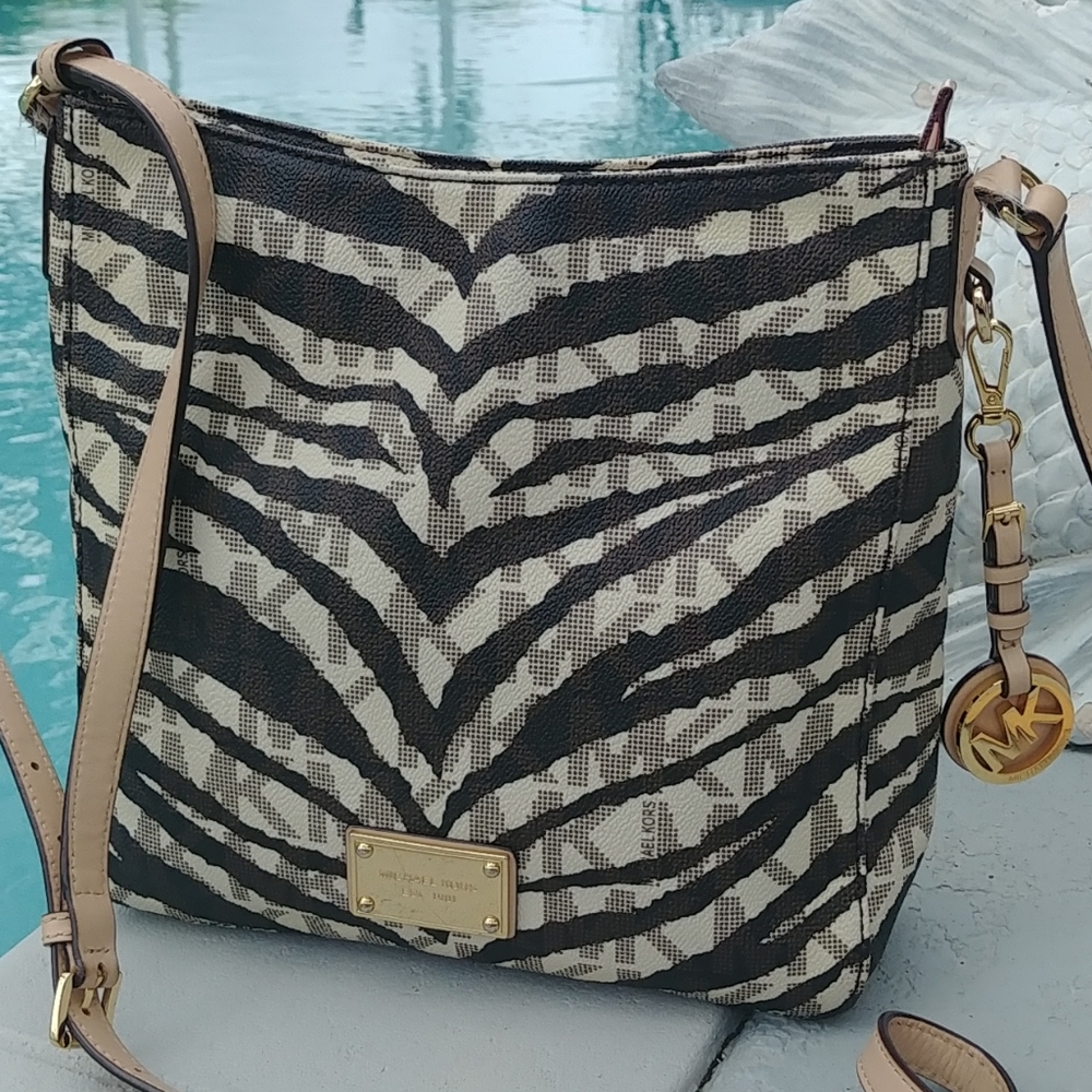 Michael Kors Zebra monogram crossbody bag